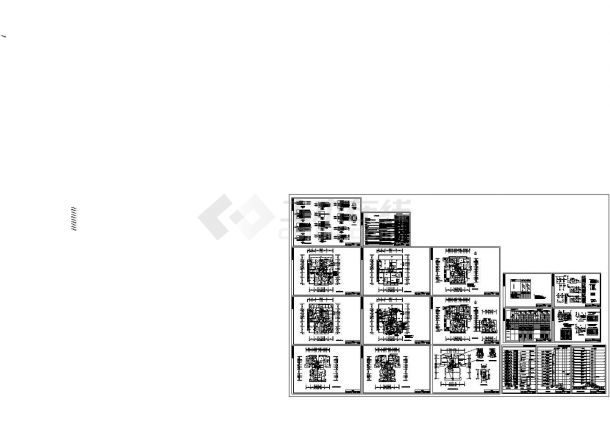 某十二层住宅楼照明防雷设计CAD示意图-图一