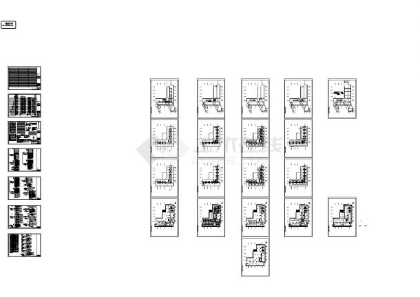 17层公寓式酒店强弱电施工图（商铺客房），21张图纸。-图一