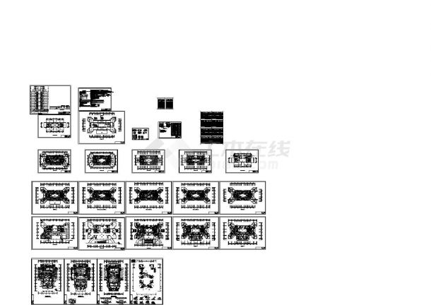 【南昌】某综合楼空调和通风防排烟CAD图纸-图一