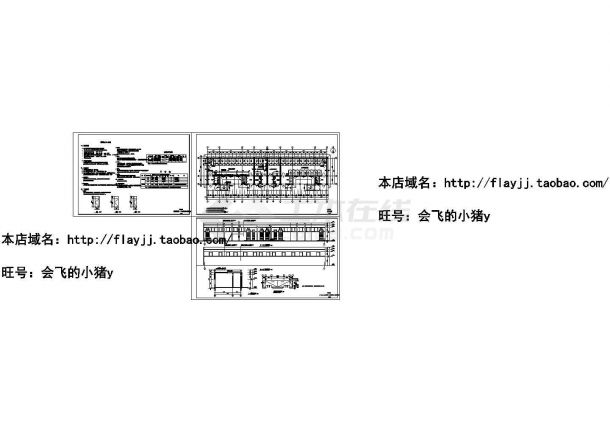 长30.48米 宽6.98米 单层砌体结构192平米县中学公厕（建筑设计说明 平面图 屋顶平面 二立一剖面）-图一