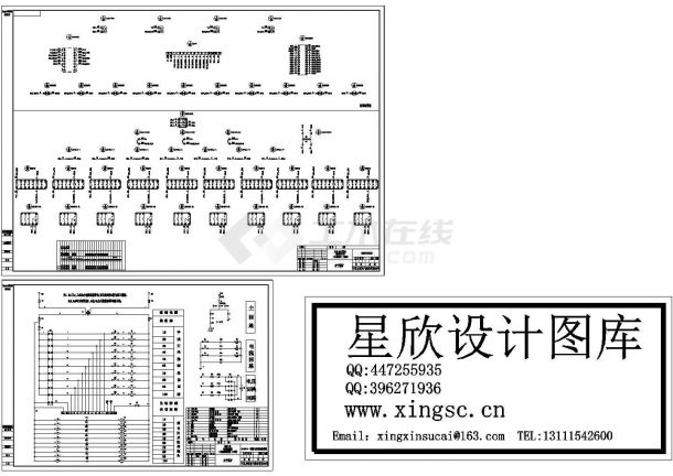 电容柜660V标准设计CAD图-图一