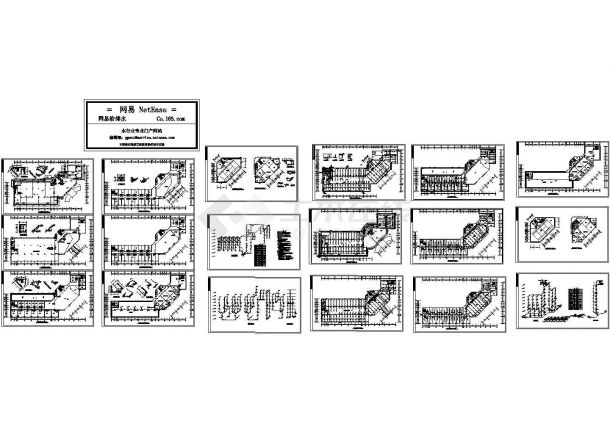 某七层带跃层综合楼给排水消防图纸，18张图纸-图一