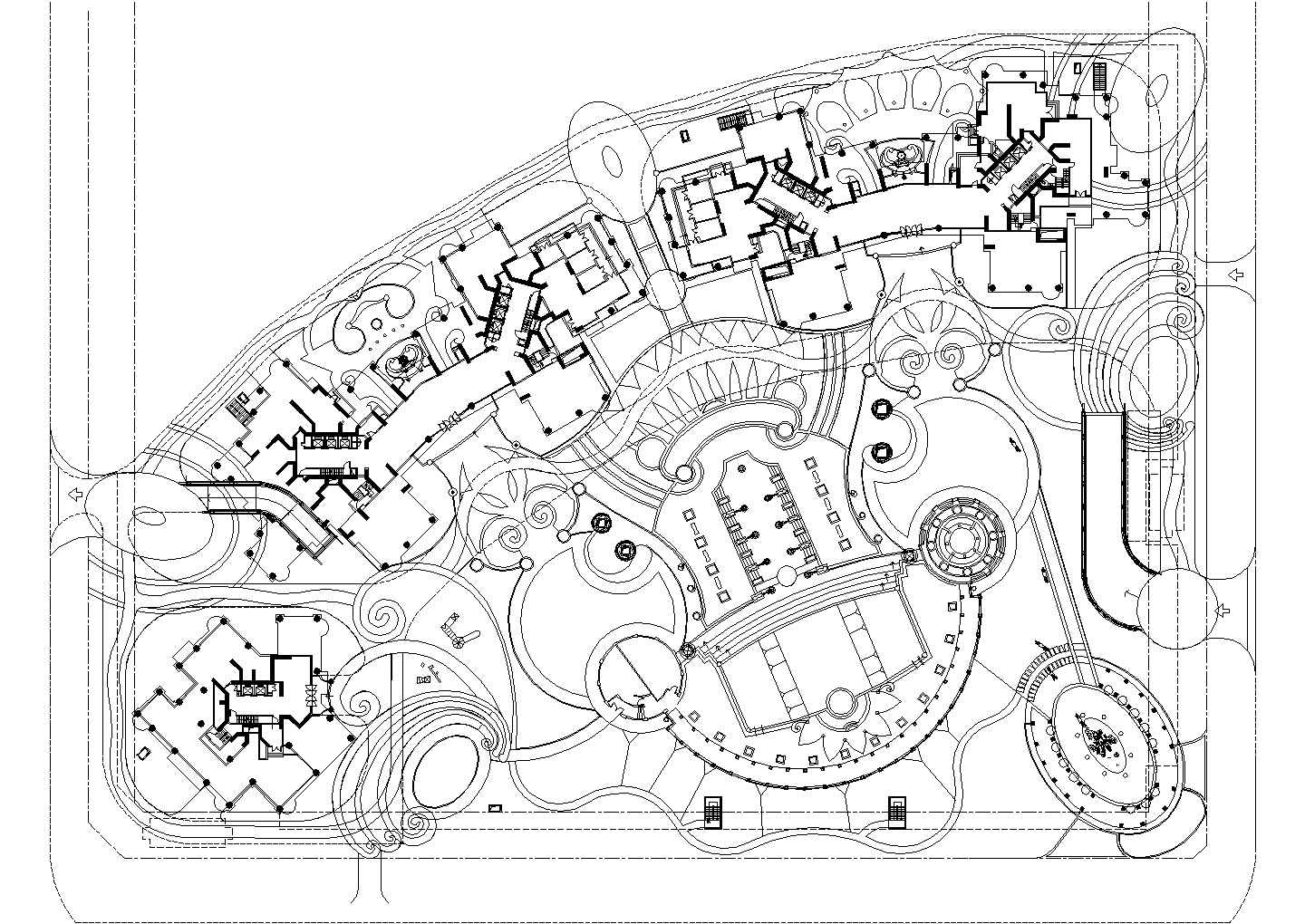 苏州虎丘区某大型园林平面设计CAD施工图