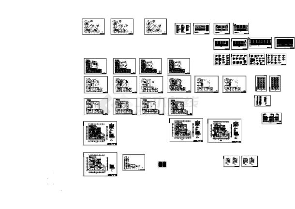高层公寓楼电气施工全套图，41张图纸-图二