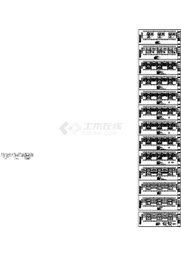 济南地上31层地下2层高层住宅楼结构施工图-图二