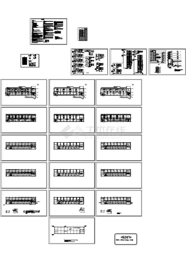 一类高层综合楼全套电气施工图纸269张（含审图意见）-图二
