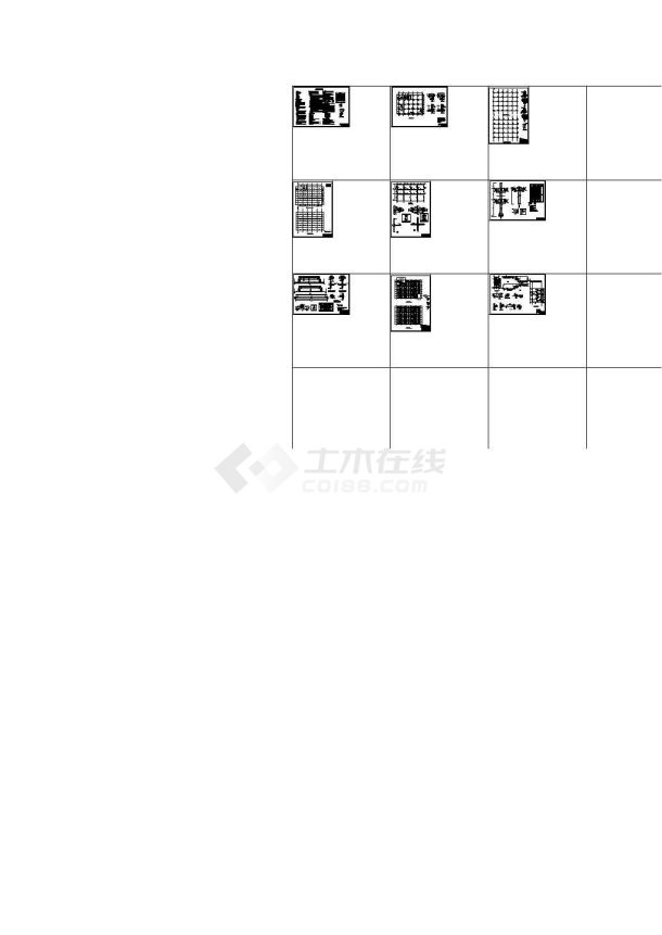土木工程毕业设计_哈尔滨市阿城区某三层 小型商场毕业设计全套 cad(含计算书、建筑结构设计图)-图二