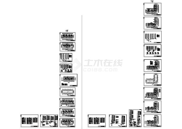 某住宅楼电气配电干线设计施工详图-图一