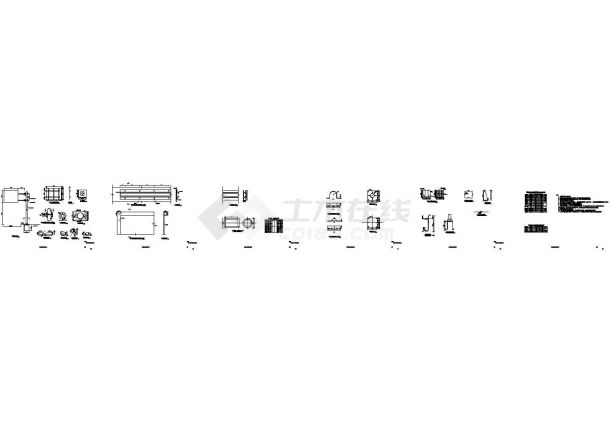 交通工程悬臂式标志结构大样图-图一