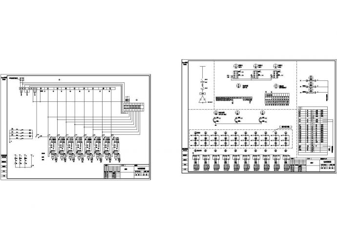 12路电容柜接线设计CAD图_图1