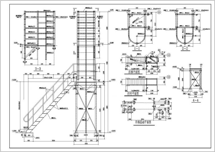 某公司投资完整钢结构工程建筑设计CAD施工图_图1