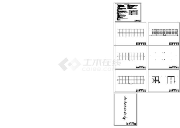 五层框架结构教学楼毕业设计图纸（含结构设计、建筑设计、计算书、毕业答辩）-图一