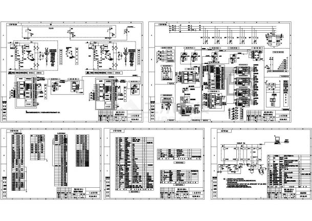 某中型高压变电所设计cad电气原理图（甲级院设计）-图二