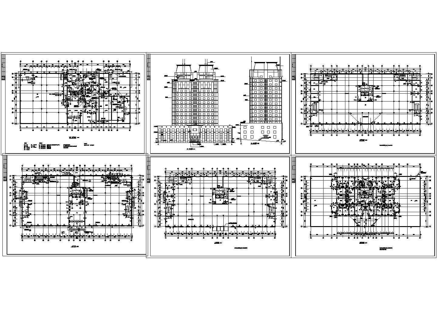 【吉林省】某简单实用的博士后公寓建筑设计施工方案CAD图