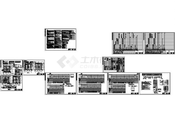 中国石油大厦（高层框架结构）配电设计cad全套电气施工图纸（甲级院设计）-图二