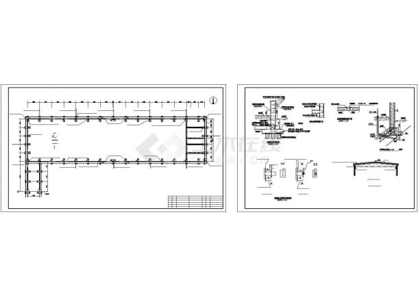 厂房设计_某工厂厂房接地式防雷设计cad全套施工图（甲级院设计）-图一