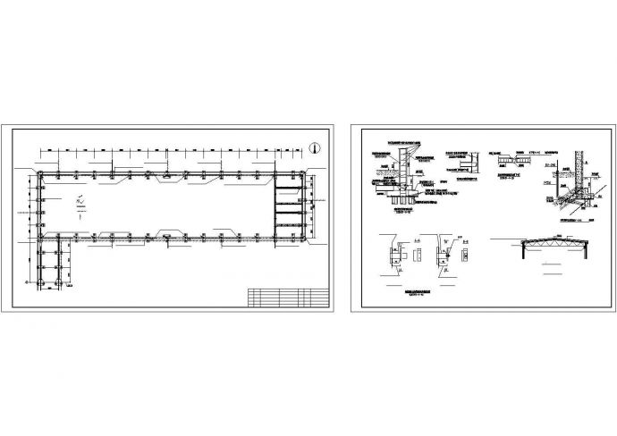 厂房设计_某工厂厂房接地式防雷设计cad全套施工图（甲级院设计）_图1