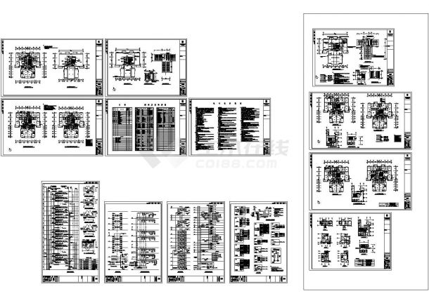 某高层住宅大楼配电设计cad全套电气施工图（含设计说明，含弱电设计）-图一