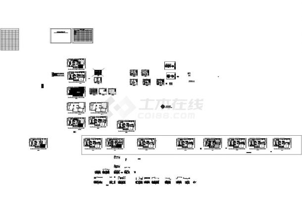 [北京]某名品咖啡店室内精装修设计cad施工图-图二