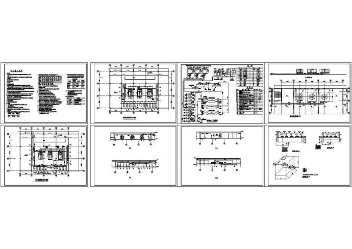 经典两套制冷机房整套设计cad施工图纸（含设计说明）_图1