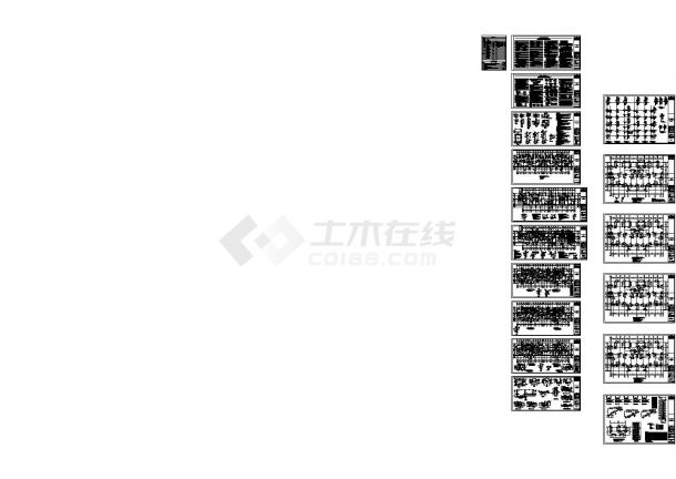 [安徽]某带单层地下室18层剪力墙结构住宅结构施工图-图二