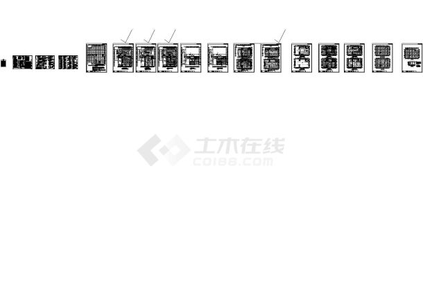 某市电力仓储中心全套电气施工图-图一