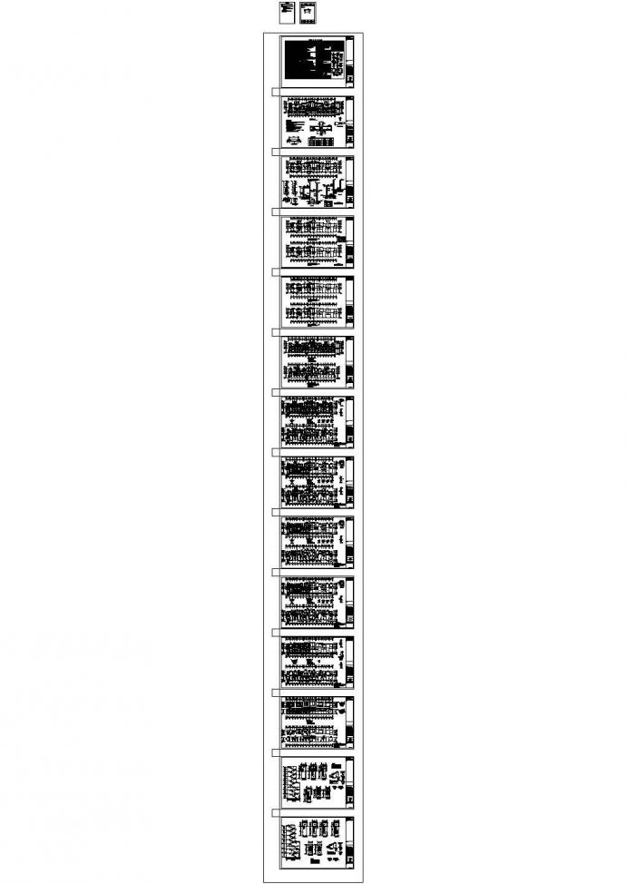 [南通]六层异形柱框架结构花园洋房结构施工图纸_图1