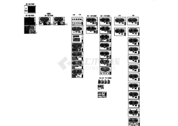 某28层剪力墙结构住宅CAD结构施工图-图一