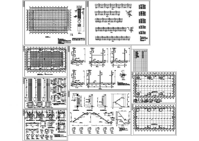 某厂房仓库结构规划图_图1
