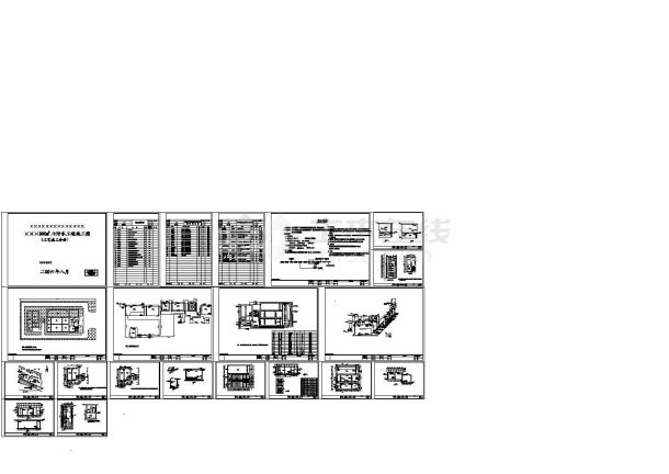 某MBR污水处理工程施工工艺全套施工cad图（含平面布置图）-图一