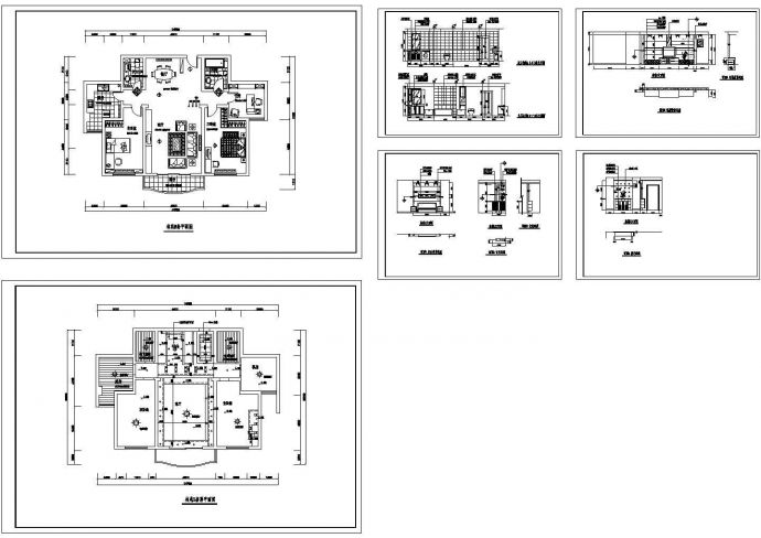 某地区多层住宅建筑完整平立面设计施工CAD图纸_图1