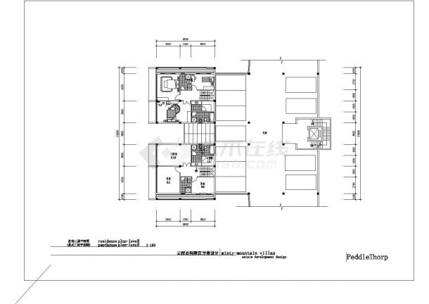 深圳云深处别墅区设计cad全套建筑方案图（含设计说明，含会所设计）-图二