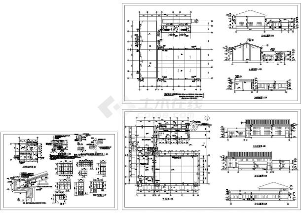 【苏州】某锅炉房工程建筑施工全套CAD详图-图一