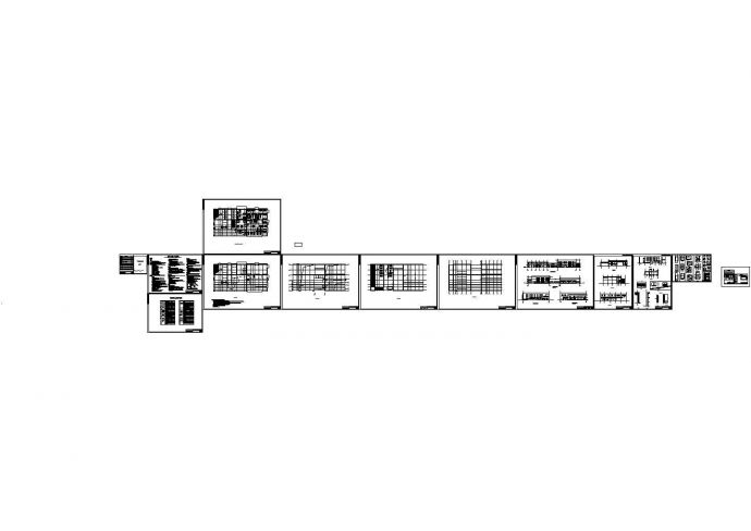4960平米两层钢结构大众汽车4S店建筑设计CAD施工图_图1