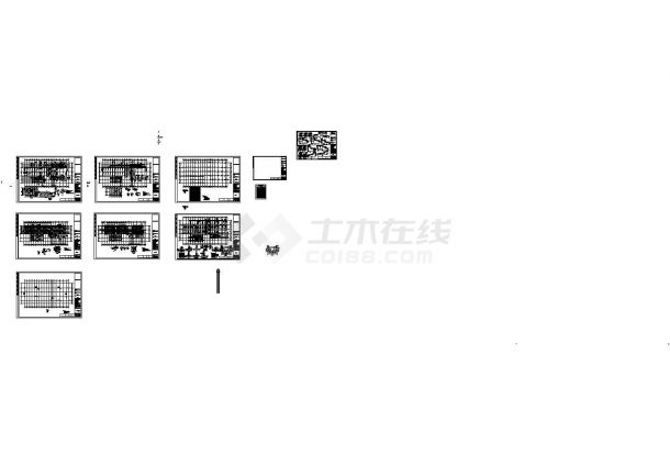 上海市某能源站结构施工图-图一