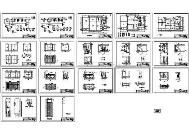 某中水系统回用水工程施工图-图一