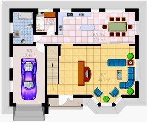 西宁市某高档居住区双层住宅楼建筑设计CAD施工图-图二