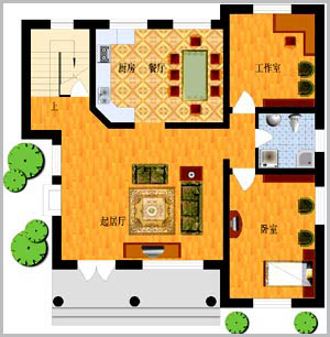 上海某别墅区2层高档私人别墅建筑设计CAD施工图