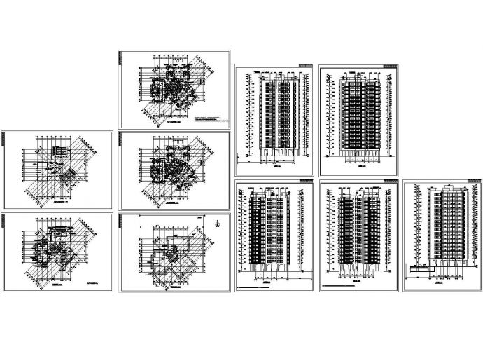 某地精品高层住宅楼建筑CAD施工图_图1