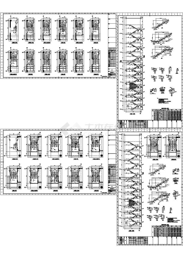 [浙江]某10层框架剪力墙结构办公大楼结构施工图纸-图一