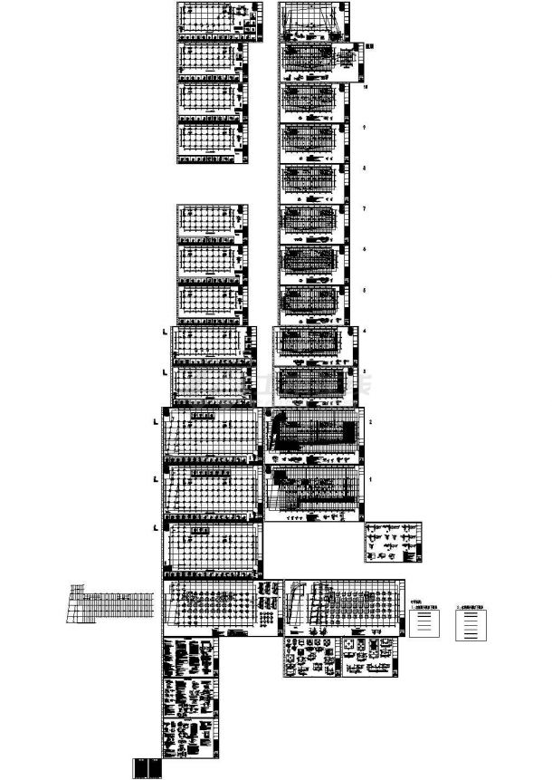 [浙江]某10层框架剪力墙结构办公大楼结构施工图纸-图二