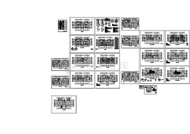 剪力墙结构高层住宅楼结构施工图（32层人工挖孔灌注桩）-图二