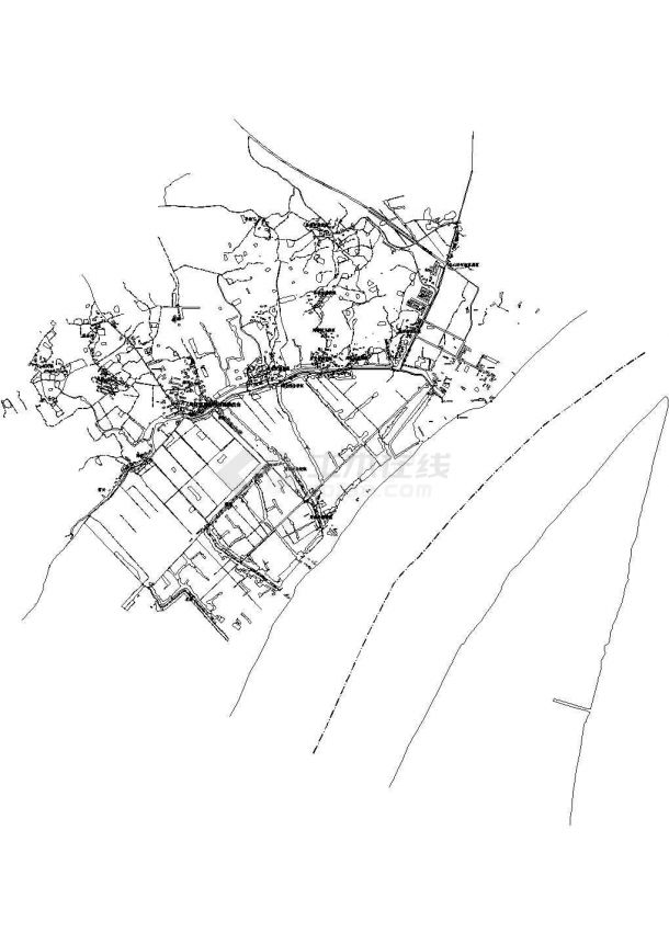 农村规划设计参考平面cad图-图二