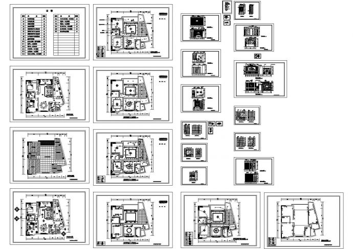一套两居室简欧式家装装修设计图_图1