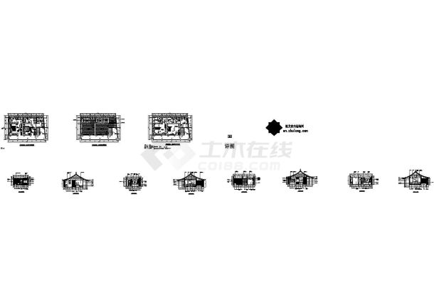 [云南]某古建客栈标间1203装修图（12张）-图一