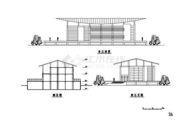 某住宅户型平面建筑图-图一