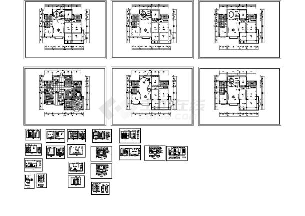 【南京】某家居装修设计全套施工CAD详图-图一