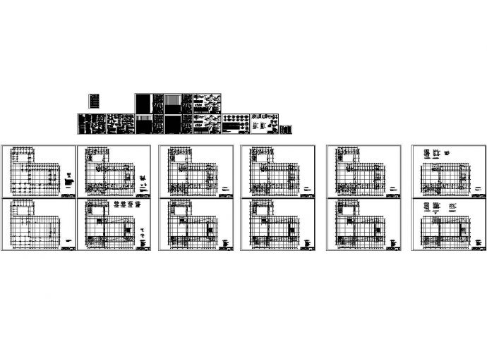 某高校教学楼结构设计CAD图_图1