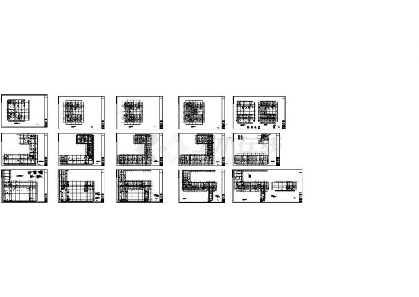 [贵州]局部五层框架结构教学楼结构施工图纸-图一