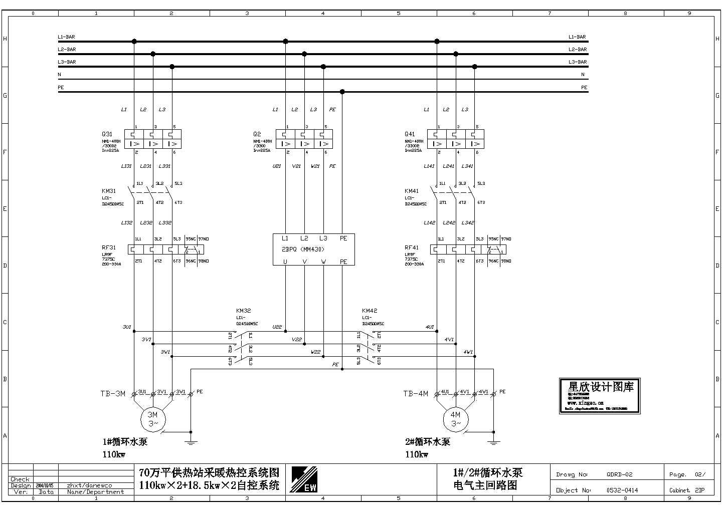 某变频启动电动机二次电气原理平面设计工艺示意CAD图纸